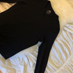 ADIDAS Medium Black Climalite Long Sleeved Tee